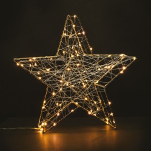 3D LED STRING LIGHTS MOTIFS WITH COPPER WIRE

