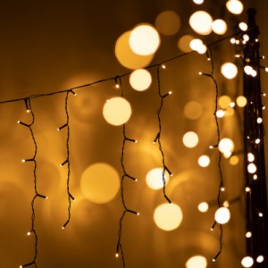 BLACK RUBBER CABLE ICICLE
