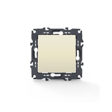 PRIME 1 GANG 1 WAY SWITCH SCREWLESS 1P 10AX 250VAC IP20 IVORY