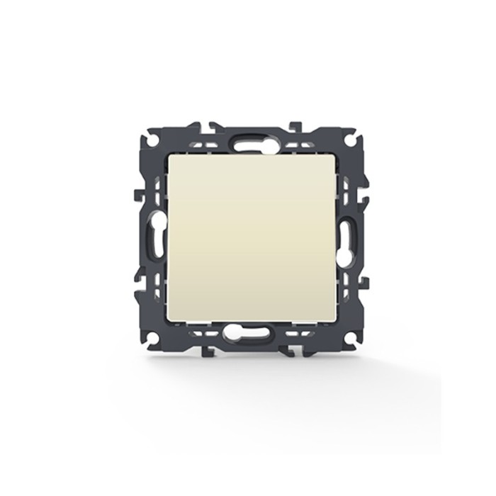 PRIME 1 GANG 1 WAY SWITCH SCREWLESS 1P 10AX 250VAC IP20 IVORY