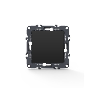PRIME 1 GANG 1 WAY SWITCH SCREWLESS 1P 10AX 250VAC IP20 MATT ANTHRACITE