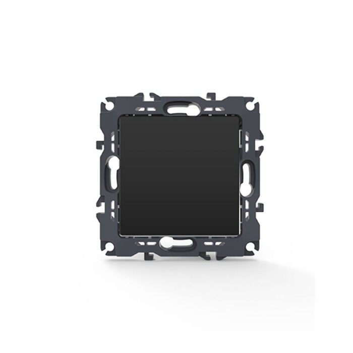 PRIME 1 GANG 1 WAY SWITCH SCREWLESS 1P 10AX 250VAC IP20 MATT ANTHRACITE