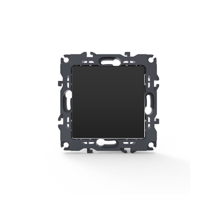 PRIME 1 GANG 2 WAY SWITCH SCREWLESS 1P 10AX 250VAC IP20 MATT ANTHRACITE