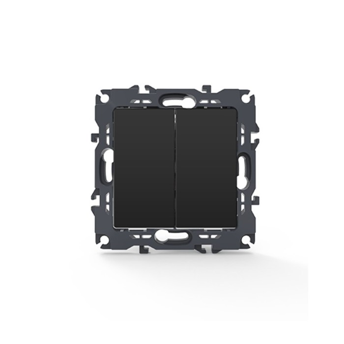 PRIME ΔΙΑΚΟΠΤΗΣ ΚΟΜΜΥΤΑΤΕΡ ΑΛΕΡΕΤΟΥΡ ΜΕ ΚΛΙΠ ΠΛΑΣΤΙΚΟΣ MAT ΑΝΘΡΑΚΙ 2P 10AX 250VAC IP20 