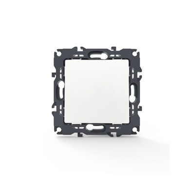 PRIME INTERMEDIATE SWITCH SCREWLESS 1+1P 10AX 250VAC IP20 WHITE