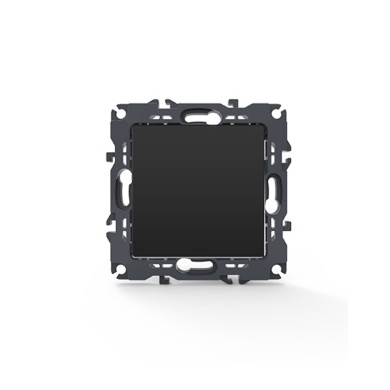 PRIME INTERMEDIATE SWITCH SCREWLESS 1+1P 10AX 250VAC IP20 MATT ANTHRACITE