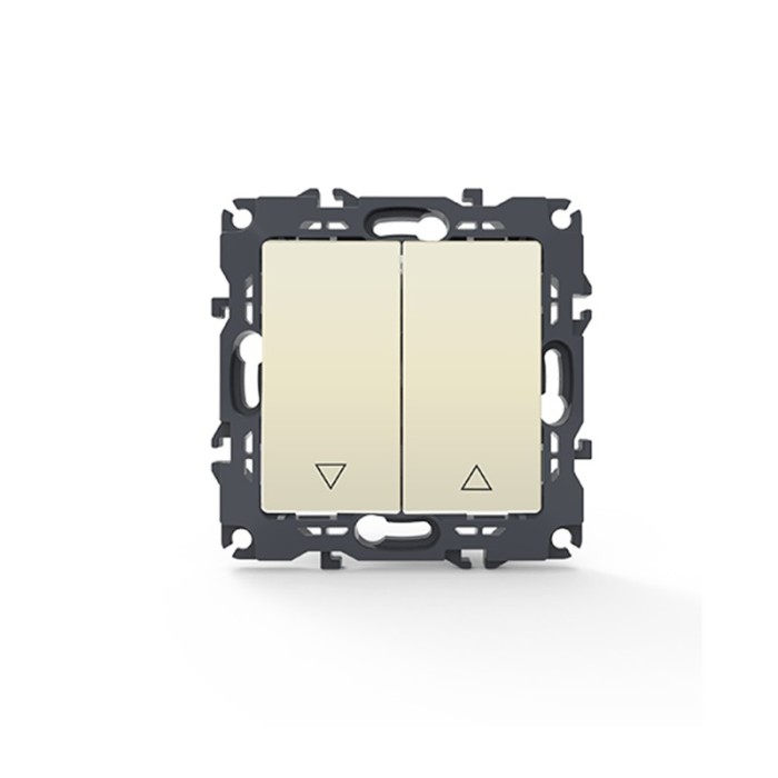 PRIME ΜΠΟΥΤΟΝ ΡΟΛΛΩΝ ΜΕ ΚΛΙΠ ΠΛΑΣΤΙΚΟ ΙΒΟΥΑΡ 2P 10A 250VAC IP20