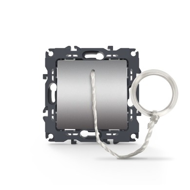 PRIME ΜΠΟΥΤΟΝ ΤΡΑΒΗΧΤΟ ΜΕ ΚΛΙΠ ΠΛΑΣΤΙΚΟ MAT ΑΛΟΥΜΙΝΙΟ 1P 10A 250VAC IP20