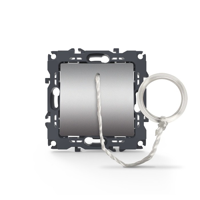 PRIME ΜΠΟΥΤΟΝ ΤΡΑΒΗΧΤΟ ΜΕ ΚΛΙΠ ΠΛΑΣΤΙΚΟ MAT ΑΛΟΥΜΙΝΙΟ 1P 10A 250VAC IP20