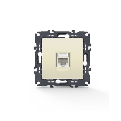 PRIME ΠΡΙΖΑ ΤΗΛΕΦΩΝΟΥ ΙΒΟΥΑΡ ΜΕ ΒΥΣΜΑ 1XRJ11 CAT3 IP20