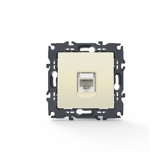 PRIME TELEPHONE SOCKET 1xRJ11 CAT3 IP20 IVORY