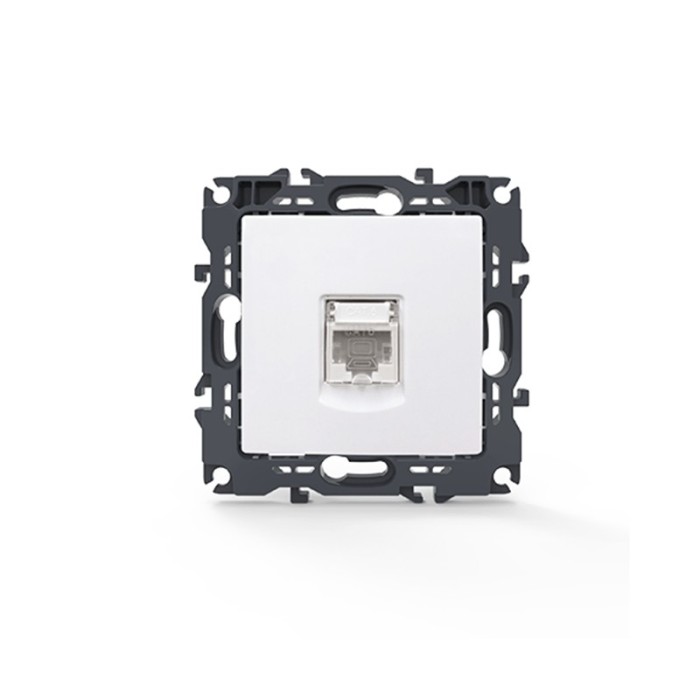 PRIME LAN SOCKET 1xRJ45 CAT6 UTP IP20 WHITE