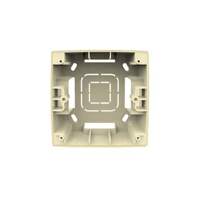 PRIME 1 GANG SURFACE MOUNTING BOX IP20 IVORY