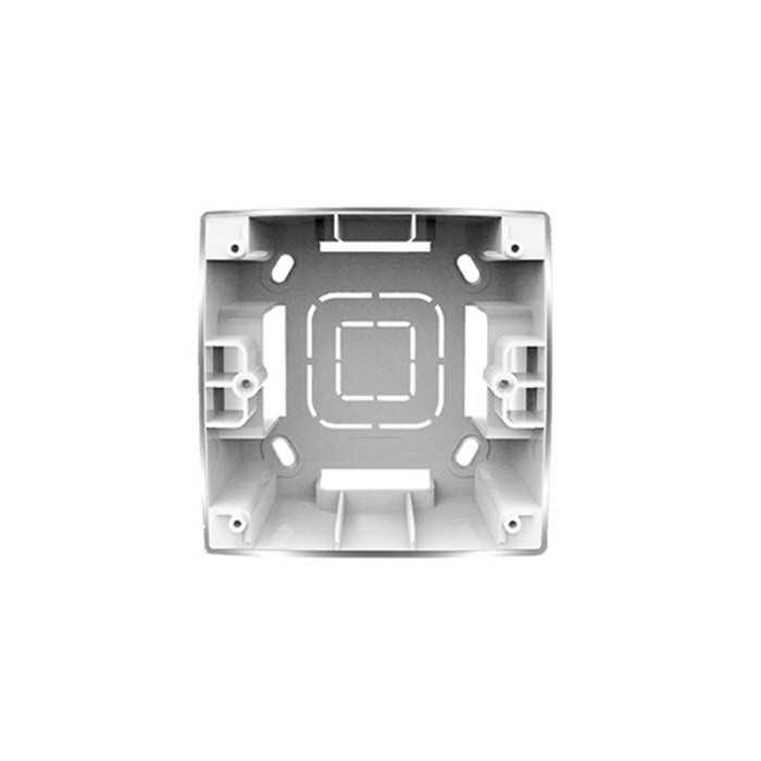 PRIME 1 GANG SURFACE MOUNTING BOX IP20 MATT ALUMINUM