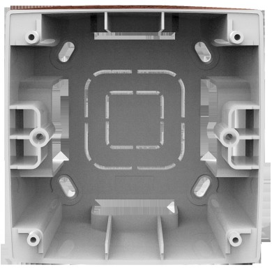 PRIME 1 GANG SURFACE MOUNTING BOX IP20 WHITE