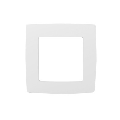 PRIME 1 GANG FRAME IP20 WHITE