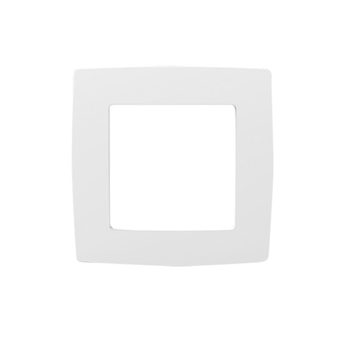 PRIME 1 GANG FRAME IP20 WHITE