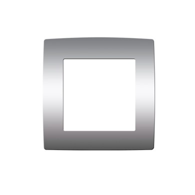 PRIME 1 GANG FRAME IP20 MATT ALUMINUM