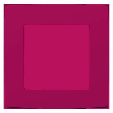 PRIME 1 GANG FRAME IP20 PINK