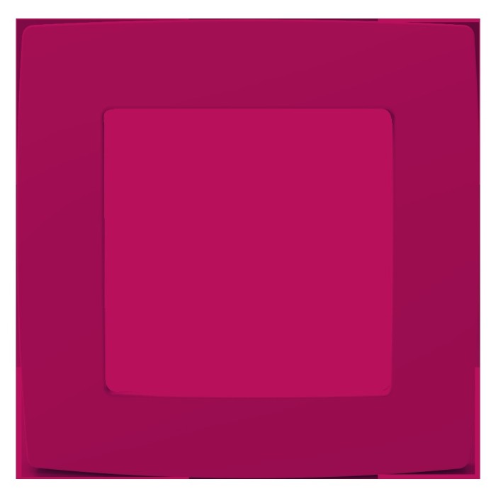 PRIME 1 GANG FRAME IP20 PINK