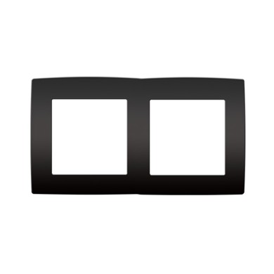 PRIME 2 GANG FRAME IP20 MATT ANTHRACITE