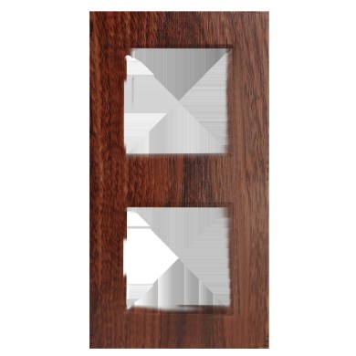 PRIME 2 GANG FRAME IP20 WOOD