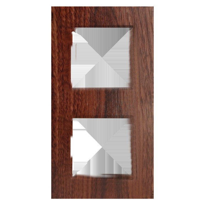 PRIME ΠΛΑΙΣΙΟ 2 ΘΕΣΕΩΝ ΧΡΩΜΑ ΞΥΛΟΥ IP20 