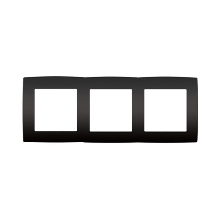 PRIME 3 GANG FRAME IP20 MATT ANTHRACITE