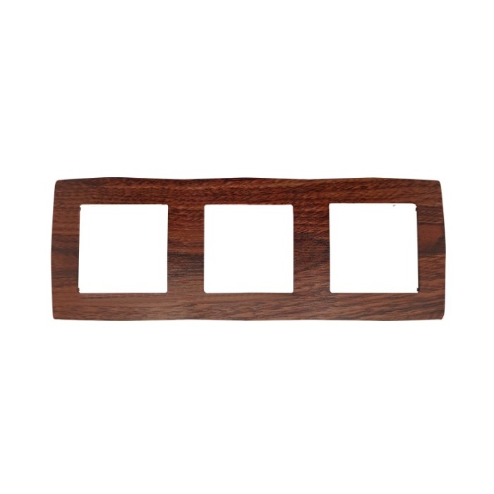 PRIME 3 GANG FRAME IP20 WOOD
