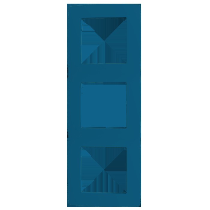 PRIME ΠΛΑΙΣΙΟ 3 ΘΕΣΕΩΝ ΓΑΛΑΖΙΟ IP20