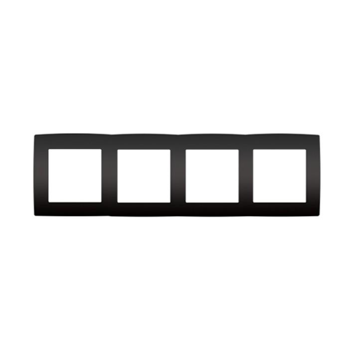 PRIME ΠΛΑΙΣΙΟ 4 ΘΕΣΕΩΝ ΜΑΤ ΑΝΘΡΑΚΙ IP20