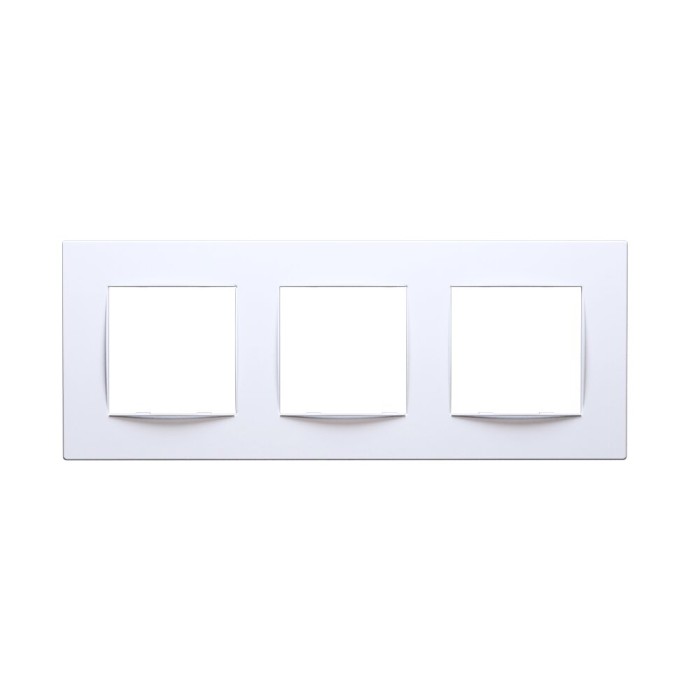 PRIME 3 GΑNG FRAME CLASSIC IP20 WHITE
