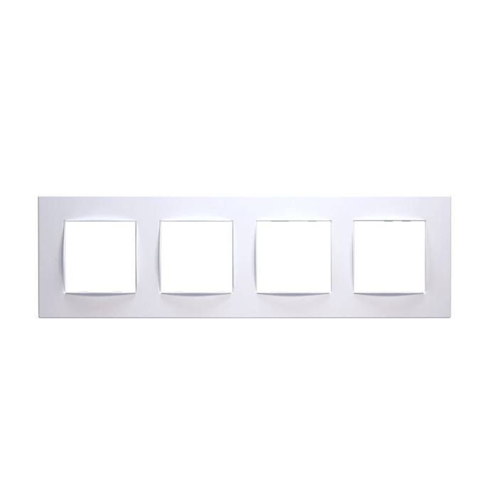 PRIME 4 GANG FRAME CLASSIC IP20 WHITE