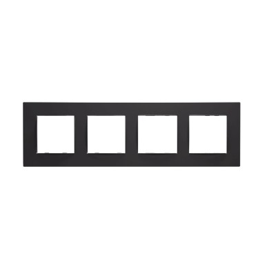 PRIME 4 GANG FRAME CLASSIC IP20 MAT ANTHRACITE