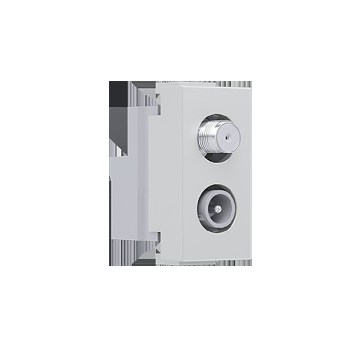  MODYS SAT TV-R SOCKET THROUGH-LINE IVORY 1 M. IP20