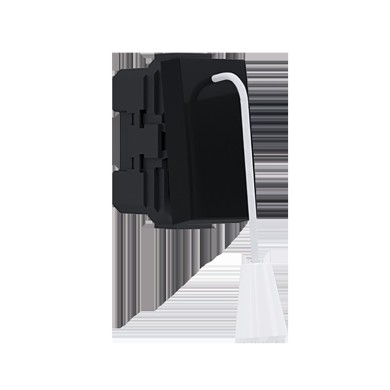 MODYS ΜΠΟΥΤΟΝ ΤΡΑΒΗΧΤΟ ΜΑΥΡΟ ΜΑΤ 1P 10A 250VAC IP20 