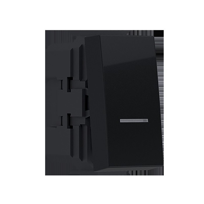 MODYS CONTROL 2 WAY SWITCH MATT BLACK 1 M. 1P 10AX 250VAC IP20 