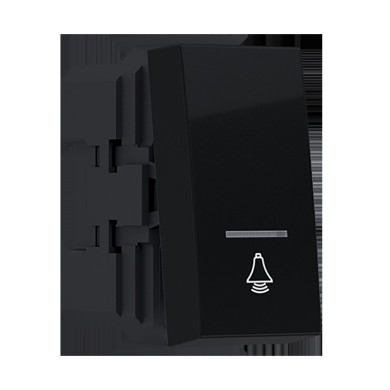 MODYS ΜΠΟΥΤΟΝ ΜΕ ΕΝΔΕΙΞΗ & ΣΥΜΒΟΛΟ ΚΟΥΔΟΥΝΙ ΜΑΥΡΟ ΜΑΤ 1P 10A 250VAC IP20 