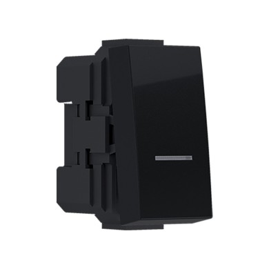 MODYS PUSH BUTTON SWITCH MATT BLACK 1 M. 1P 10A 250VAC IP20 