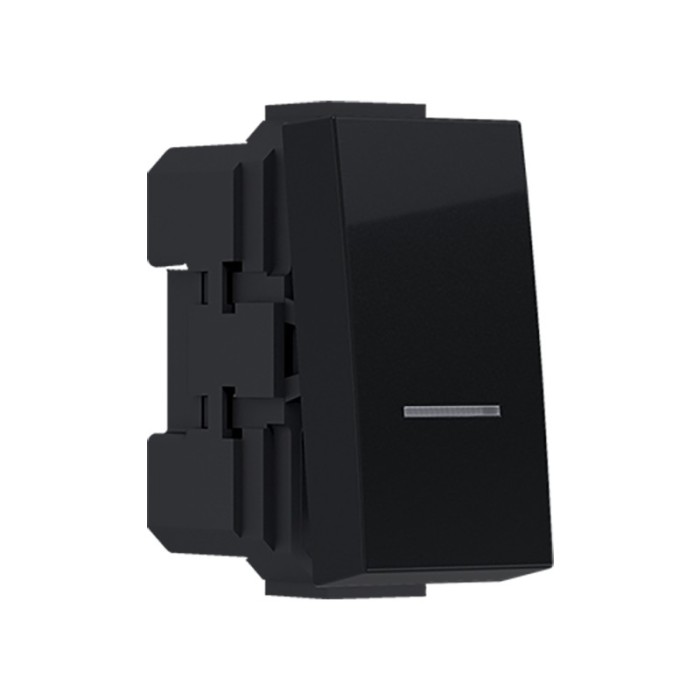 MODYS PUSH BUTTON SWITCH MATT BLACK 1 M. 1P 10A 250VAC IP20 
