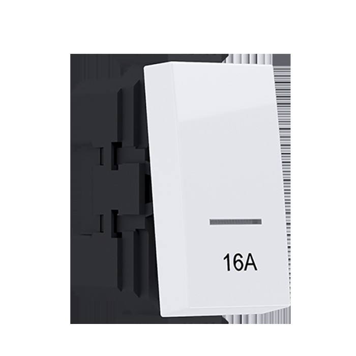 MODYS ΔΙΑΚΟΠΤΗΣ ΔΙΠΟΛΙΚΟΣ 0-1 16Α ΜΕ ΕΝΔΕΙΞΗ ΛΕΥΚΟΣ 2P 16AX 250VAC IP20  