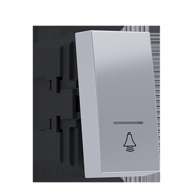 MODYS ΜΠΟΥΤΟΝ ΜΕ ΕΝΔΕΙΞΗ & ΣΥΜΒΟΛΟ ΚΟΥΔΟΥΝΙ ΑΣΗΜΙ 1P 10A 250VAC IP20 