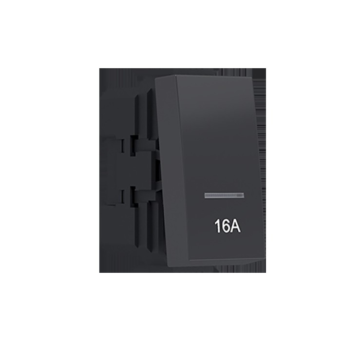 MODYS ΔΙΑΚΟΠΤΗΣ ΔΙΠΟΛΙΚΟΣ 0-1 16Α ΜΕ ΕΝΔΕΙΞΗ ΑΝΘΡΑΚΙ 2P 16AX 250VAC IP20  