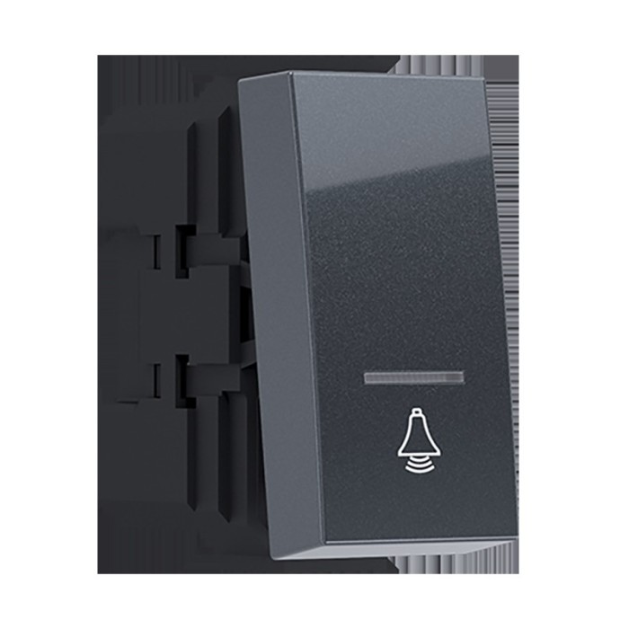 MODYS ΜΠΟΥΤΟΝ ΜΕ ΕΝΔΕΙΞΗ & ΣΥΜΒΟΛΟ ΚΟΥΔΟΥΝΙ ΑΝΘΡΑΚΙ 1P 10A 250VAC IP20 