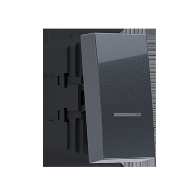 MODYS ΜΠΟΥΤΟΝ ΑΠΛΟ ΑΝΘΡΑΚΙ 1P 10A 250VAC IP20 