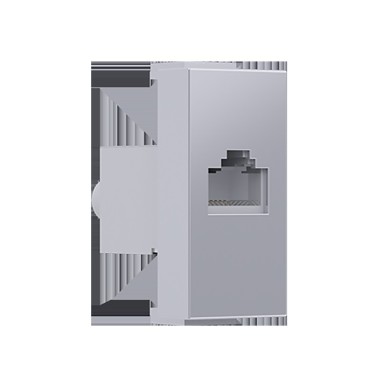  MODYS TELEPHONE SOCKET SILVER 1 M. RJ11 CAT.3 IP20