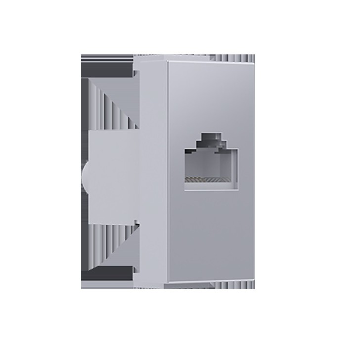  MODYS TELEPHONE SOCKET SILVER 1 M. RJ11 CAT.3 IP20