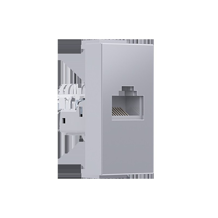 MODYS ΠΡΙΖΑ ΔΙΚΤΥΟΥ ΑΣΗΜΙ RJ45 CAT.5E IP20 ΧΩΡΙΣ ΘΩΡΑΚΙΣΗ