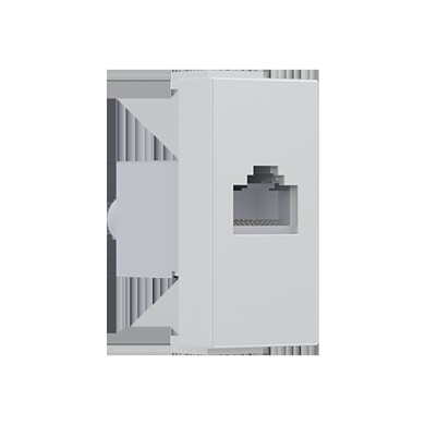 MODYS ΠΡΙΖΑ ΔΙΚΤΥΟΥ ΙΒΟΥΑΡ RJ45 CAT.6A IP20 ΜΕ ΘΩΡΑΚΙΣΗ