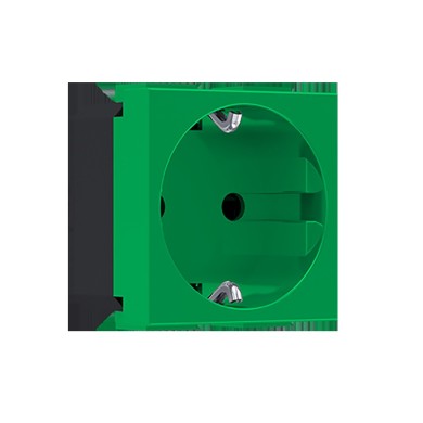 MODYS ΠΡΙΖΑ ΣΟΥΚΟ ΠΡΑΣΙΝΗ 2P+E 16A 250VAC IP20